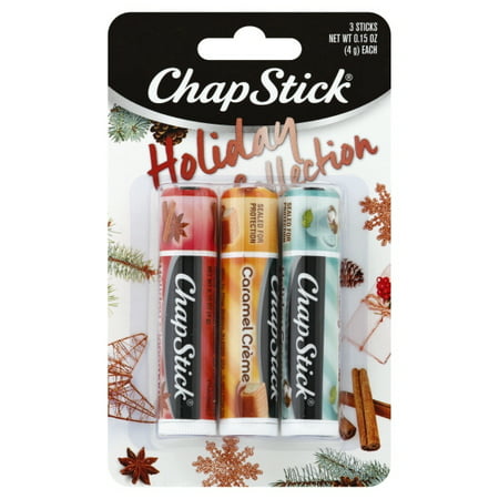 Chapstick Holiday Collection 2017 Pack of 3