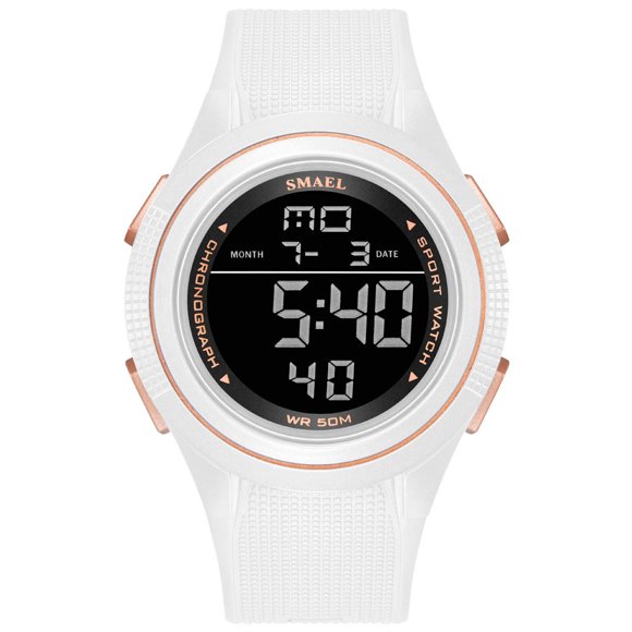 SMAEL Men Military Watch 50m Waterproof Wristwatch LED Quartz Clock Digital Sports Watches