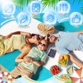 thumbnail image 4 of Manta de playa Drydiet 300 x 280 cm impermeable a la arena, 4 of 8