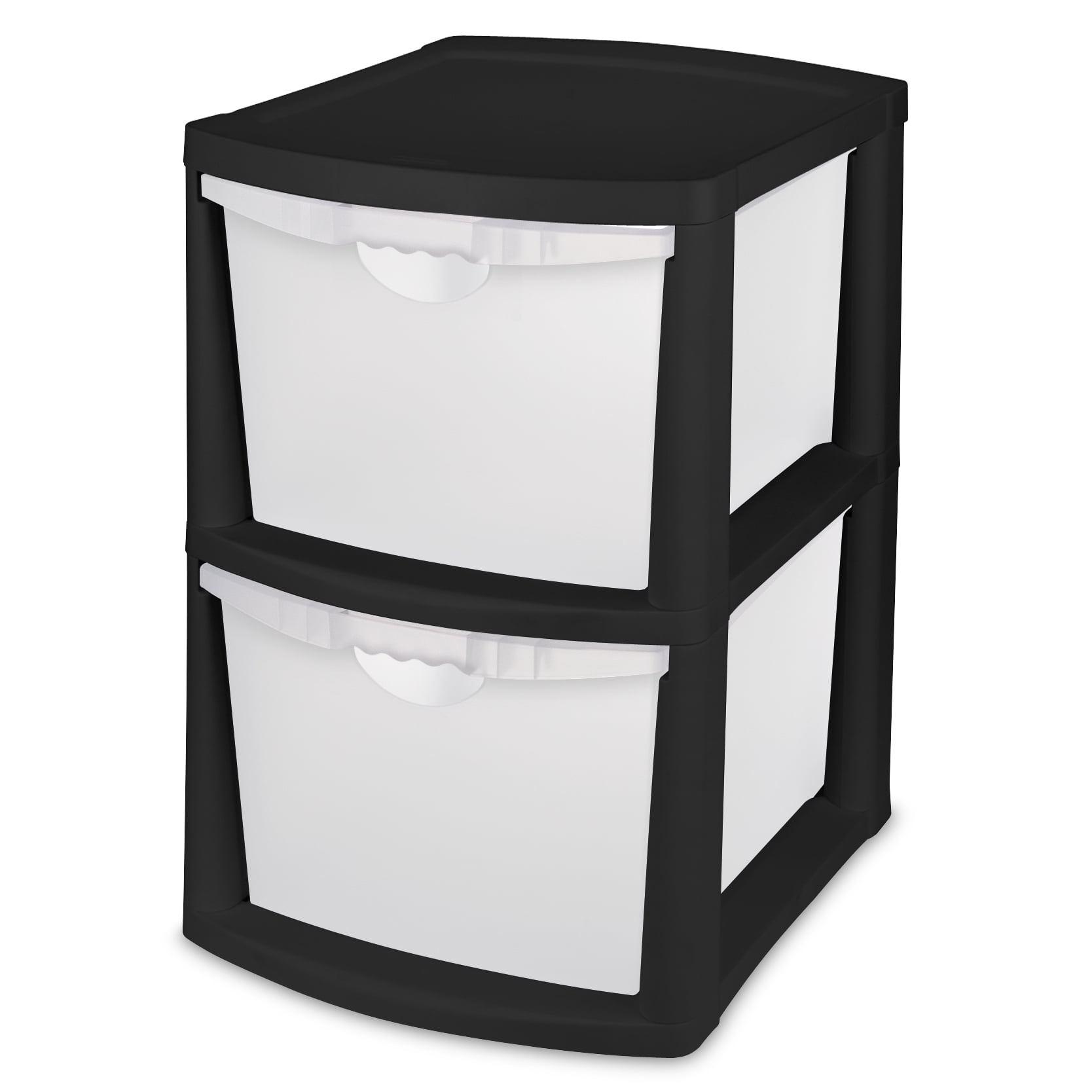 Click here to buy Sterilite 2 Bin Storage System, Black by Sterilite.
