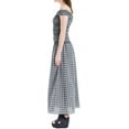 thumbnail image 3 of Max Studio London Womens Off-The-Shoulder Maxi Off-Shoulder Dress, Black, Small, 3 of 7