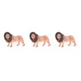 thumbnail image 3 of Guardoinrt Interactive Simulation Animal Figures Model for Kids Educational Toys Male Lion Type A 3Set, 3 of 6