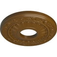 thumbnail image 3 of Ekena Millwork 12 1/8"OD x 3 5/8"ID x 7/8"P Nadia Ceiling Medallion (Fits Canopies up to 4 7/8"), Hand-Painted Smokey Topaz, 3 of 8