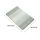 thumbnail image 3 of Alfombra de baño de microfibra de 24x16 pulgadas, alfombra de piso súper absorbente antideslizante, lavable a máquina, alfombra de baño gruesa ultra suave con acolchado de alta densidad para baño, 3 of 7