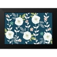 thumbnail image 2 of Allen, Candace 14x11 Black Modern Framed Museum Art Print Titled - Folksy Floral Dark, 2 of 5