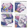 thumbnail image 3 of Dailycode Small Short Sleeve Button Down Shirts Cartoon Unicorn Moon Corn Casual Shirt 3-10 Years, 3 of 9