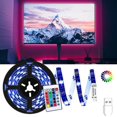 thumbnail image 5 of Lámpara LED de cinta 5M5050, lámpara con USB Bluetooth, lámpara de 5V con lámpara de fondo de TV LED con control remoto de 44 teclas, 5 of 5