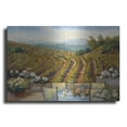 thumbnail image 1 of Luxe Metal Art 'Vineyards to Mount St. Helena' by Ellie Freudenstein, Metal Wall Art, 24"x16", 1 of 1