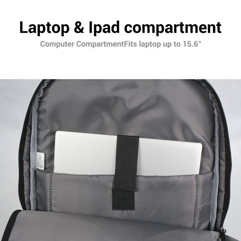 SMICURE 19" Laptop Backpack, Anti-Theft, Black photo 8