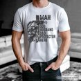 thumbnail image 5 of Man of God Lion Cross T-Shirt, White Tee for Faithful and Christian Fathers, 5 of 6