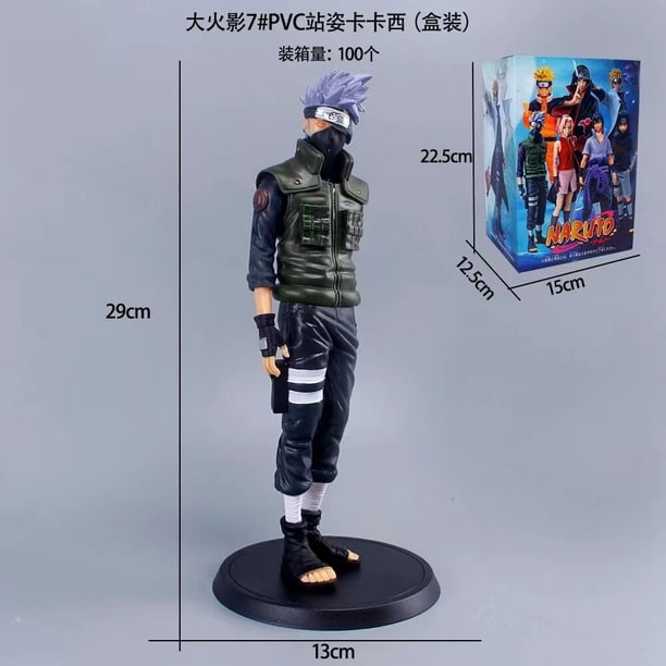 Figura De Kakashi De 18 Cm – Modelo De PVC De Naruto Shippuden, Ideal Para Coleccionistas, Decoración De Habitación Y Cosplay, Regalo Para Fans Del Anime