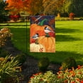thumbnail image 4 of Briarwood Lane Pumpkins and Chickadees Fall Garden Flag, 4 of 4