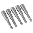 thumbnail image 2 of 5X  Screwdriver Bit, 8 mm Magnetic Tech Screw Driver Tek Bit Drill Nut Setter Roofing Cladding, 2 of 10
