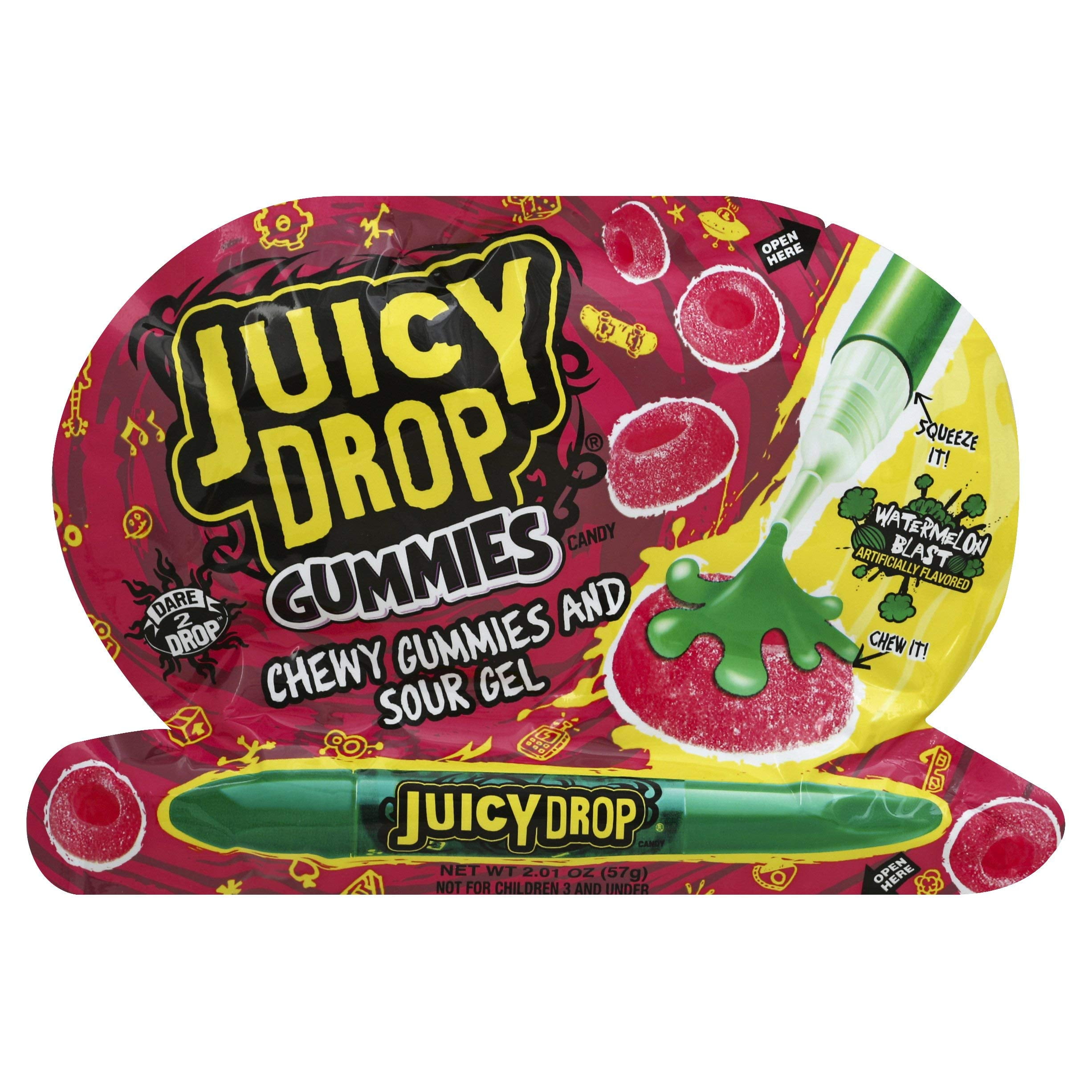 Juicy Drop Gummy Candy 16 Count Easter Variety Pack - Sweet Candy & Sour Gel In Assorted Fruity Flavors