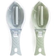thumbnail image 1 of Scraping & Cleaning Peeler, ABS Plastic Ergonomic Design for Restaurant Home Fish Scale Remover with Scales Collector (2PCS), 1 of 8