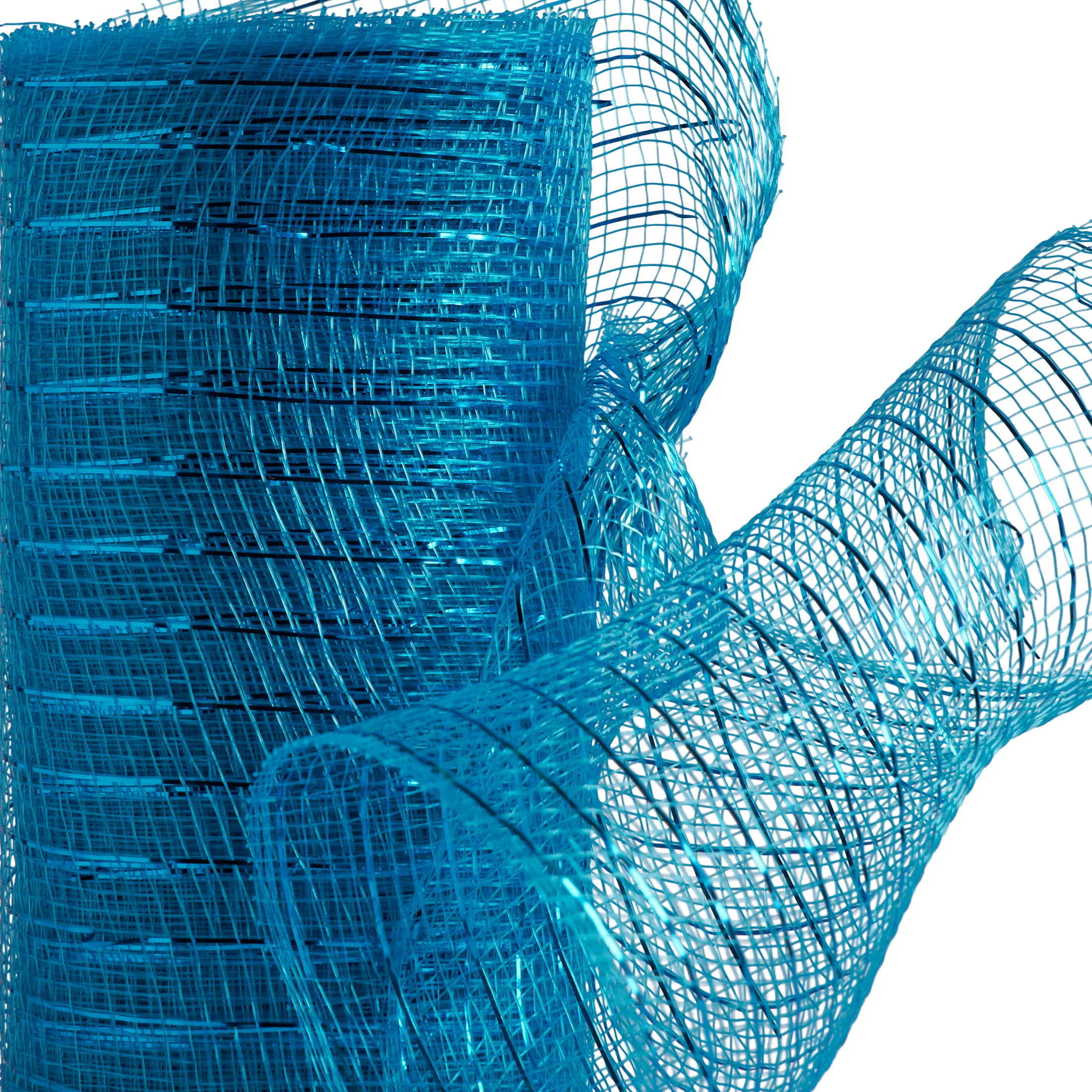 Simplicity mesh turquoise 5.5in 10 yard, prefect for wreaths and decorating