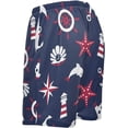 thumbnail image 5 of GZHJMY Anchor Pajama Pants Short for Men, Lounge Pants Lightweight Men Pajama Bottoms with Drawstring Pockets, Christmas New Year Birthday Gifts, X-Large, 5 of 7