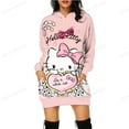 thumbnail image 5 of Sudadera con capucha de diseño original de HELLO KITTY con estampado de anime, sudadera ajustada con dibujos animados, sudadera versátil, sudadera con capucha de moda, vestido para mujer y2k, 5 of 5