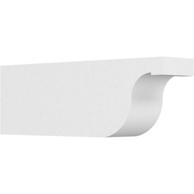 Ekena Millwork RFTP05X08X24DEL 8 x 5 x 24 Po Standard Del Monte Architecture Grade Queue de Chevron PVC