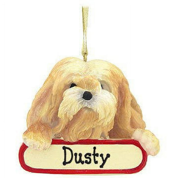 E & S Pets ORN218-23 Lhasa Apso Santa's Pals Christmas Ornament