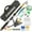 1.8M, variant on 1.8m Telescopic Fishing Rod & Spinning Reel & Fishings Bag & Fishings Lure Kit, Telescopic Fishing Pole and Reel Combos for Starter Travel Saltwater Freshwater, Gifts for Men