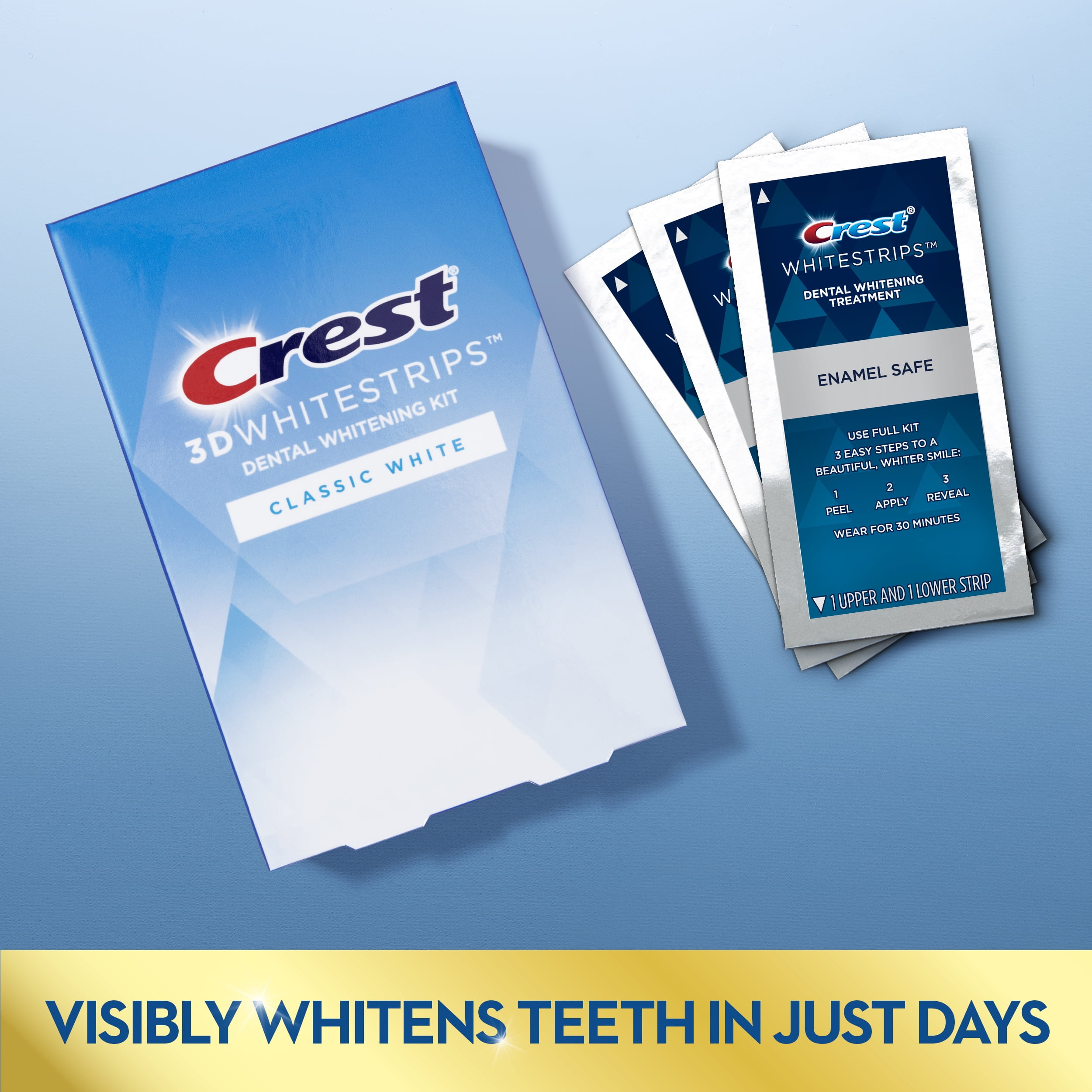 Crest 3D Whitestrips Brilliance White Full-box sealed 