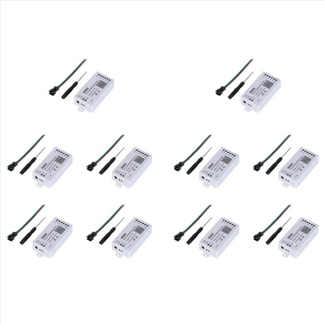 10X Controlador LED SP801E Wifi Art-Net Módulo de Panel de Matriz LED WS2812B WS2811 Tira de Luz Control Inalámbrico CC 5-24V