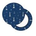 thumbnail image 2 of Disketp Lighthouses and Anchors Funda Redonda para Taburete, Funda de Cojín para Silla de Bar Suave y Elástica-12 inch, 2 of 7