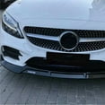 thumbnail image 2 of NINTE Front Lip for 2019-2021 Benz W205 2019-2023 C205 A205 Sport Bumper Splitters Gloss Black 3PCS, 2 of 8