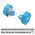 thumbnail image 3 of Uxcell 3 Min Sand Timer, Hexagon Small Sandy Clock, Count Down Sand Glass Sky Blue, 3 of 5