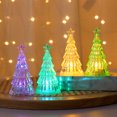 thumbnail image 7 of Christmas Tree Night Light Decoration Mini Xmas Tree Decorative Lamp Battery Powered 3D Tree LED Table Light Home Office Holiday Party Ornament, 7 of 7