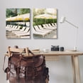 thumbnail image 3 of Stupell Industries Chaise Lounges with Umbrellas Nautical & Beach Photography Wrapped Canvas Art Print Wall Art, 24 x 30, Set of 2, 3 of 8