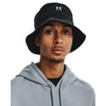 thumbnail image 3 of Under Armour Men's Branded Bucket Hat, (001) Black / / White, Large/X-Large, 3 of 3