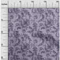 thumbnail image 2 of oneOone Viscose Chiffon Violet Fabric Jacobean Floral Dress Material Fabric Print Fabric By The Yard 42 Inch Wide, 2 of 4