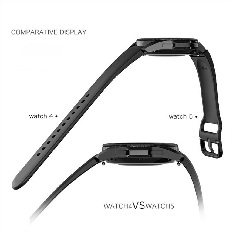 Original Silicone Strap Magnetic Buckle for Samsung Watch 4/5 40 44mm Watch  5 Pro 45mm Band for Galaxy Watch 4 Classic 42 46mm