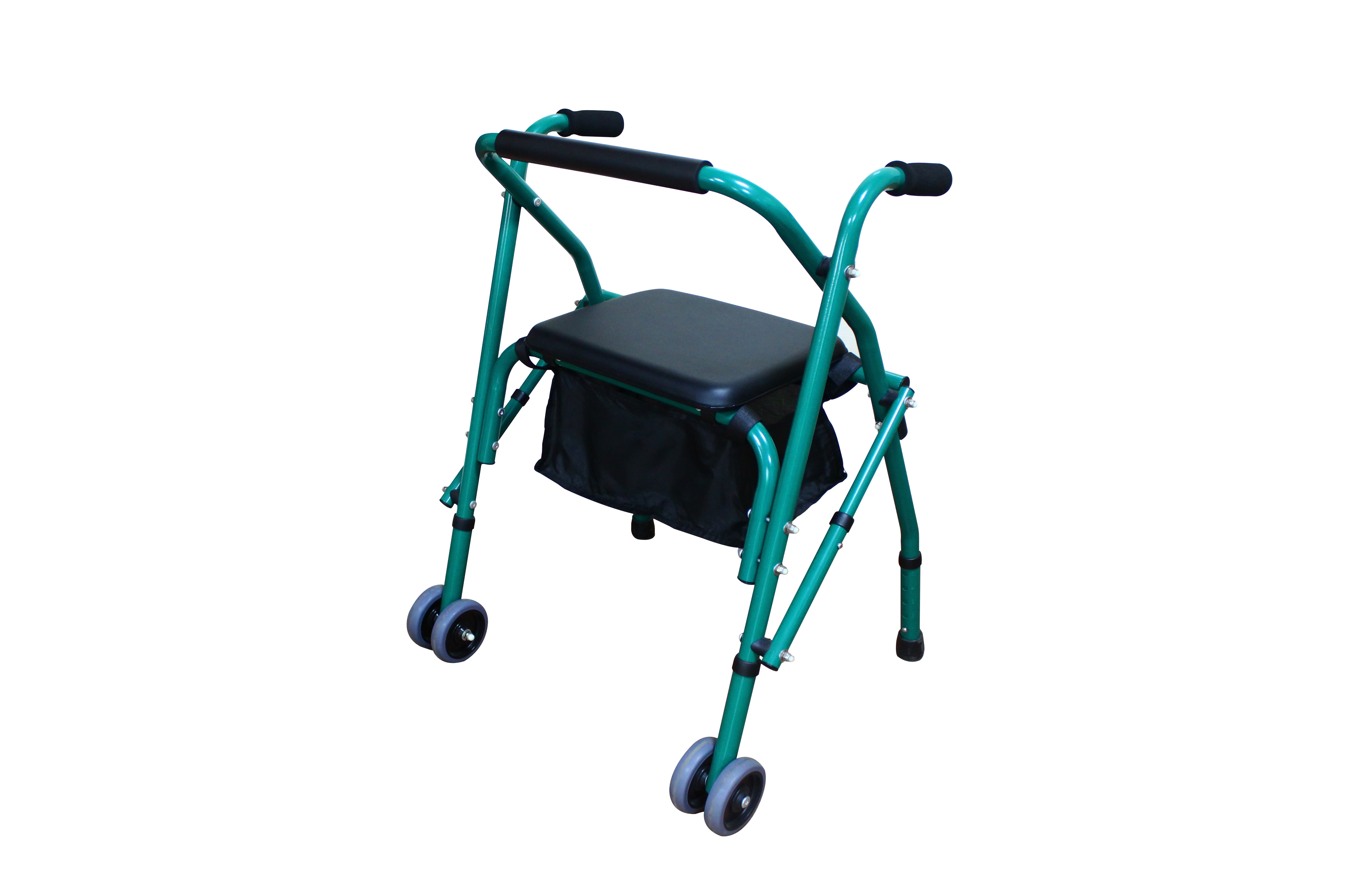 Adjustable Foldable Movable Iron Pipe Walker for Disabled and The Adjustable Foldable Movable Iron Pipe Walker for Disabled and The