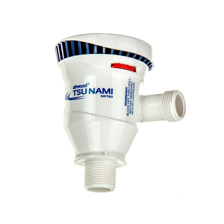 Attwood 4653-7 Tsunami Series 800 GPH Fully Submersible Livewell