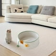 thumbnail image 1 of Cama de gato algodón cesta de cesta para dormir muebles muebles fácil de limpiar nido de gatito tejido a mano para gatos interiores pequeños mascotas 40 cm x 14 cm, 1 of 8