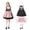 Pink, variant on Kids Lace Maid Oktoberfest Costume Dress, Short Sleeve Girls Summer Festival Casual Apparel Dresses for Little Girls 3-11 Years Wine 5-6 Years