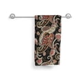 thumbnail image 3 of KLL Paisley6 Ultra Absorbent & Soft Hand Towels for Bath, Hand, Face, Gym and Spa-27.5x16in, 3 of 7