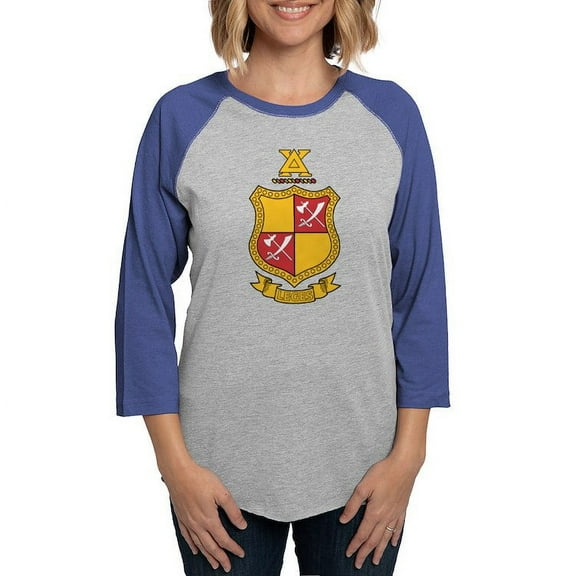 CafePress - Delta Chi Coat Of Arms Long Sleeve T Shirt - Womens Baseball Tee