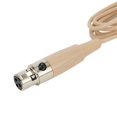 thumbnail image 2 of Lefu Beige Double Earhook Headset Mic Headworn Microphone 3.5mm 3 Pin 4 Pin XLR Plug, 2 of 9