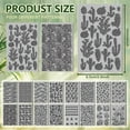 thumbnail image 2 of 16 Sheets Banana and Clay Texture Mat Mushroom Pattern Polymer Clay Texture Sheets DIY Tools, 2 of 9