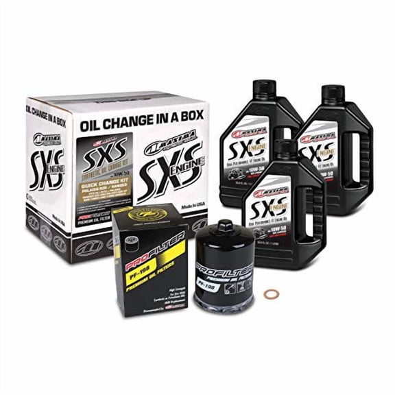 Maxima Racing 90-219013 Quick Change SxS 10W-50 Polaris Engine Oil Change Kit