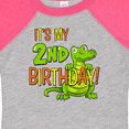 thumbnail image 4 of Inktastic It's My 2nd Birthday with Cute Green Alligator Boys or Girls Baby Bodysuit, 4 of 5
