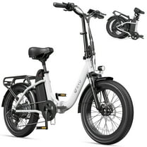 DYU Electric Bike for Adults, 20" Fat Tire Electric Mountain Bike with 48V 15.6Ah - 748.8Wh Removable Battery, Peak 1000W Motor, Max Speed 28Mph, up to 80 Miles, UL2849 Certification