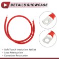 thumbnail image 6 of Unique Bargains 1 Pc Battery Inverter Cable Battery Cable 3/8" 5/16" Lug 1/0 AWG Gauge 3.5FT Red Tinned Copper, 6 of 7