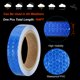 thumbnail image 3 of Uxcell 1 rollo de cinta reflectante, cinta reflectante impermeable, cinta de advertencia de seguridad, reflector para camiones y coches, azul, 1 pulgada x 33 pies, 3 of 7