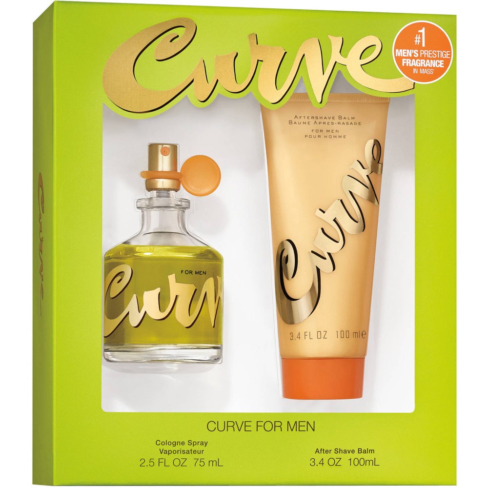 Curve Men's Cologne Spray & Aftershave Balm Fragrance Gift Set, 2 Piece