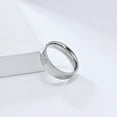 thumbnail image 4 of PAMTIER Men's Stainless Steel 6MM Personalized Creative Simple Wedding Band Ring Silver Size 6, 4 of 5